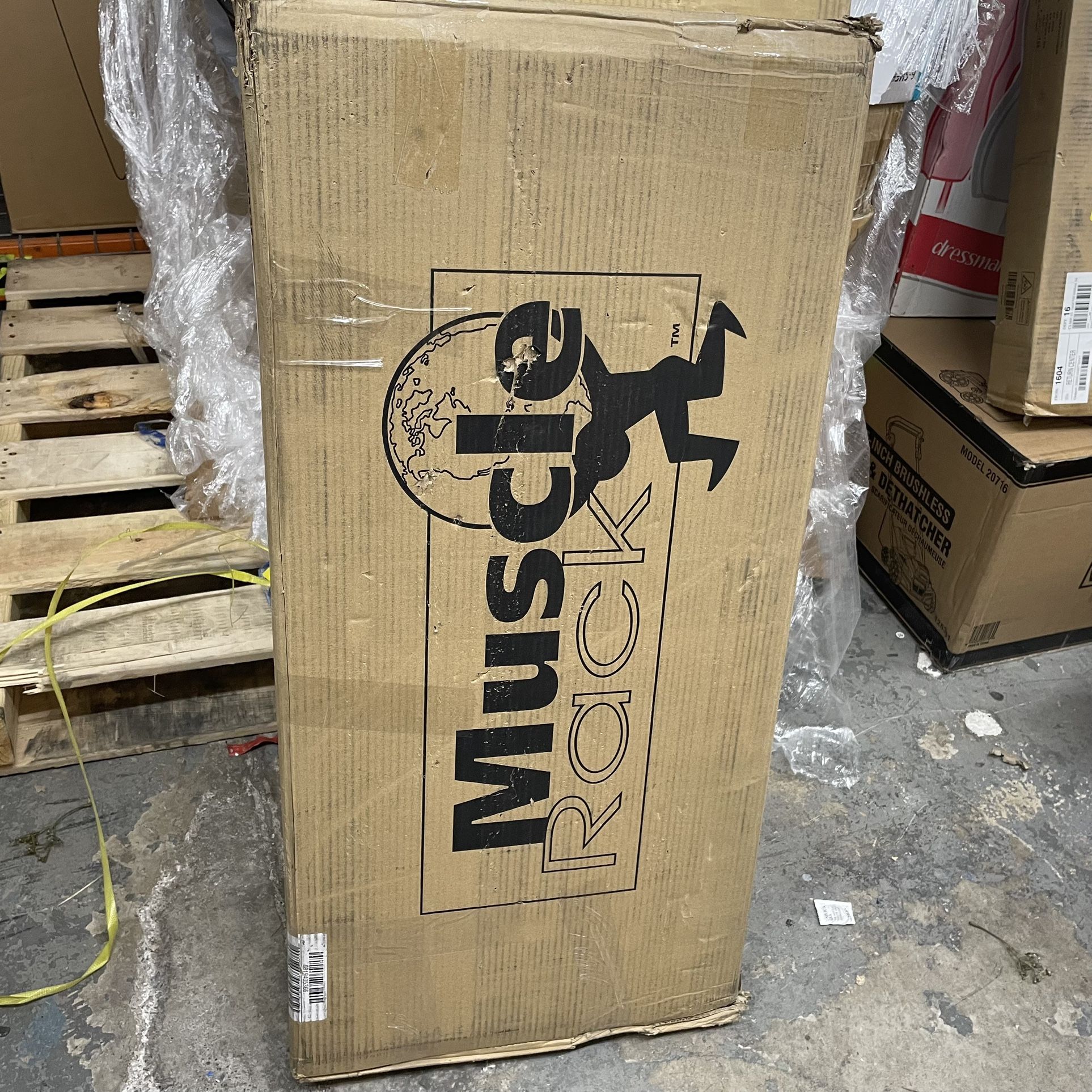 Muscle Rack 36"W x 18"D x 72"H 5-Tier Steel Shelving; 4,000 lb. Total Capacity; Black