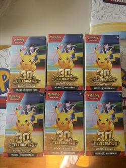 Pokemon 30th Anniversary Celebrations Booster Bundle