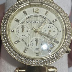 Gold MK watch