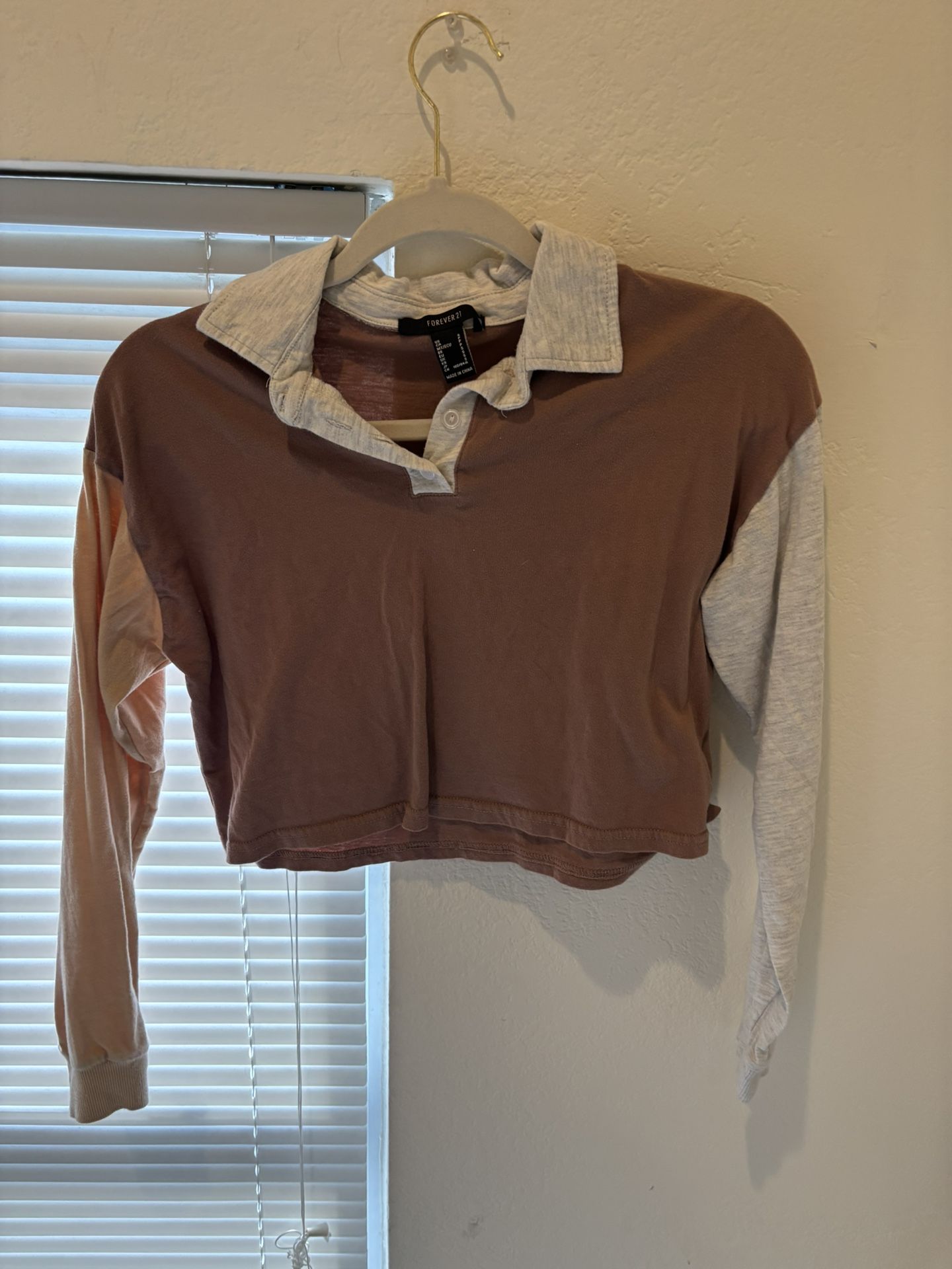 Medium Forever21 Multi-tone Crop top