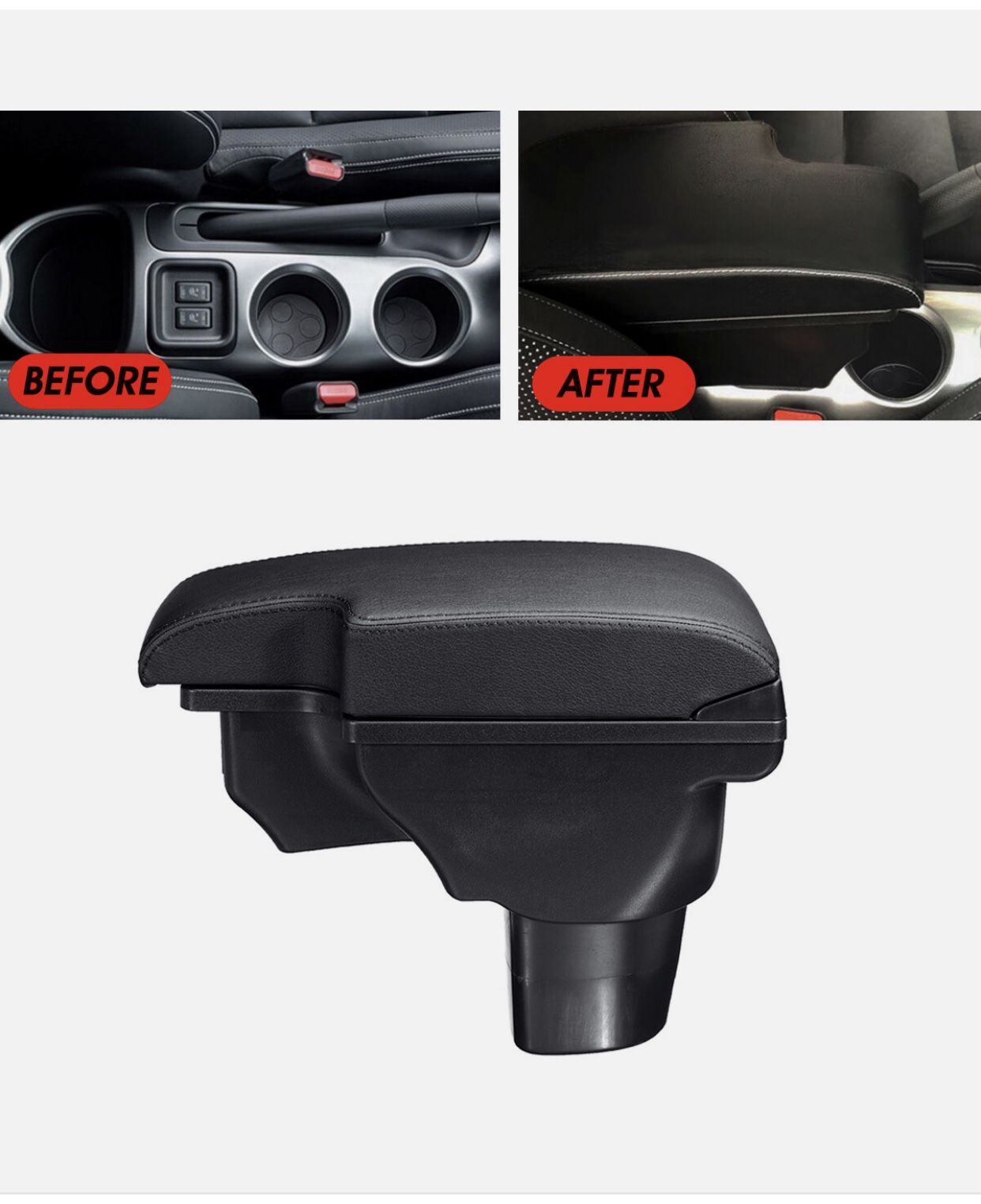 Auto Car Central Armrest Console Storage Box Handrails For Nissan Juke / Infiniti ESQ 2011-2019