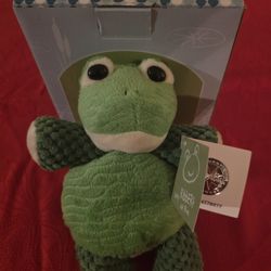 Scentsy Buddy Twiggy the Turtle green plush stuffed animal. 