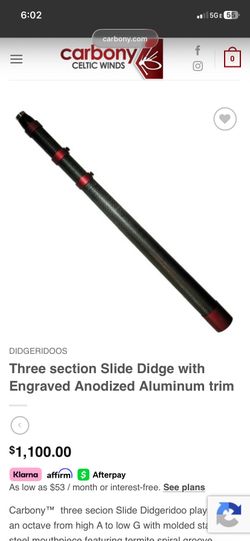 Carbony Travel Slide Didgeridoo