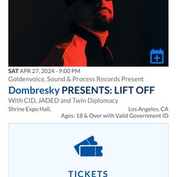 Dombresky @ the Shrine LA