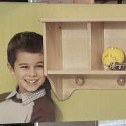 Cubby Shelf With pegs