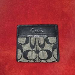 Coach Signature C Card Holder Mini Wallet