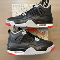 Jordan 4 Retro Bred Reimagined Size 6.5Y