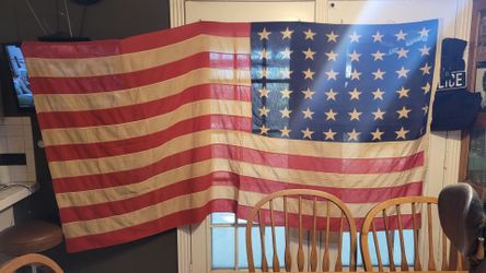 48 star 1950s USA flag 4X8