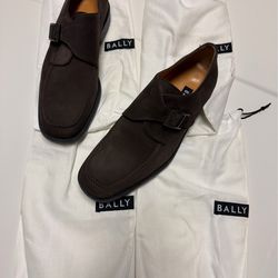 Bally Mens Monk Strap Shoes