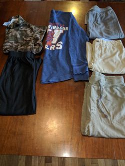 6 Items,1 L/S, 3 Shorts,1 pj Set Size 10