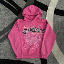 Pink Spider Hoodie