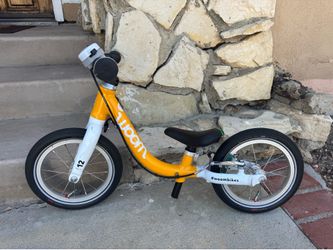 🚲 Woom 1 Balance Bike – Yellow/Orange – $200