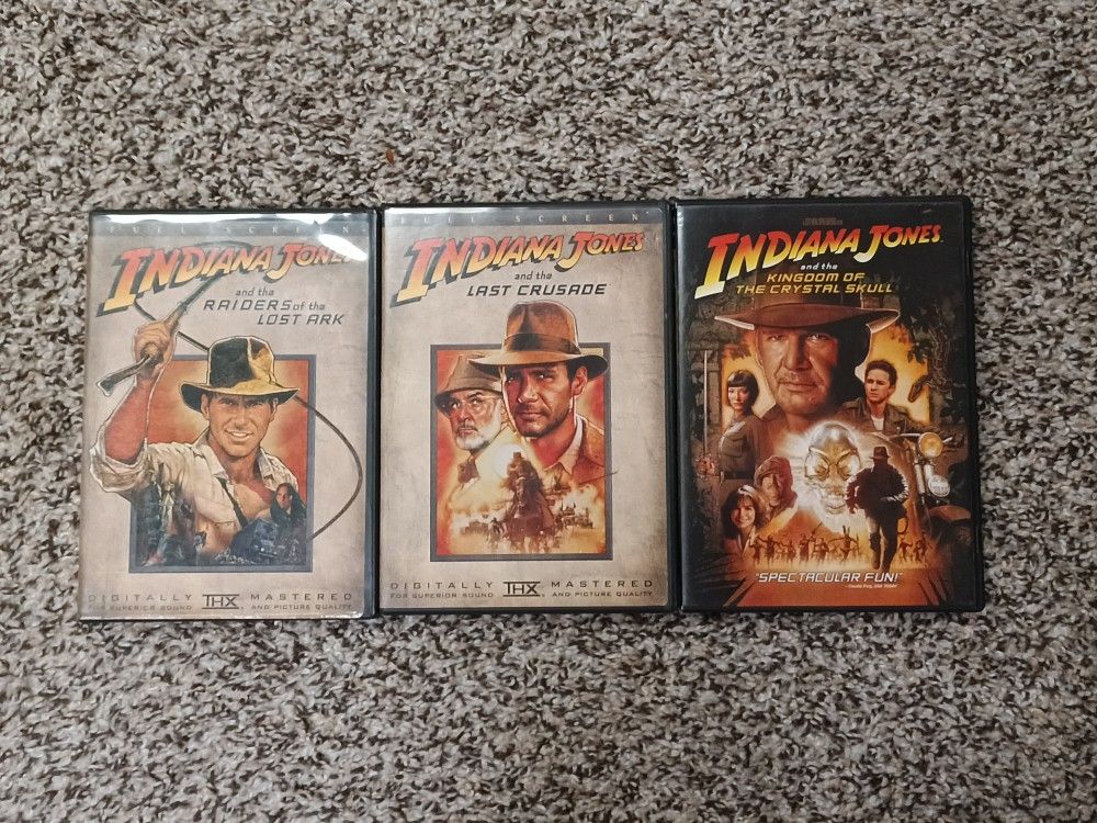 Indiana Jones 1, 3 & 4 DVD