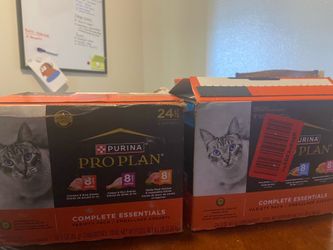 Purina Pro Plan cat food 2 boxes