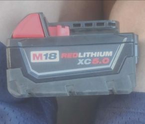 Milwaukee m18 5.0AH  battery