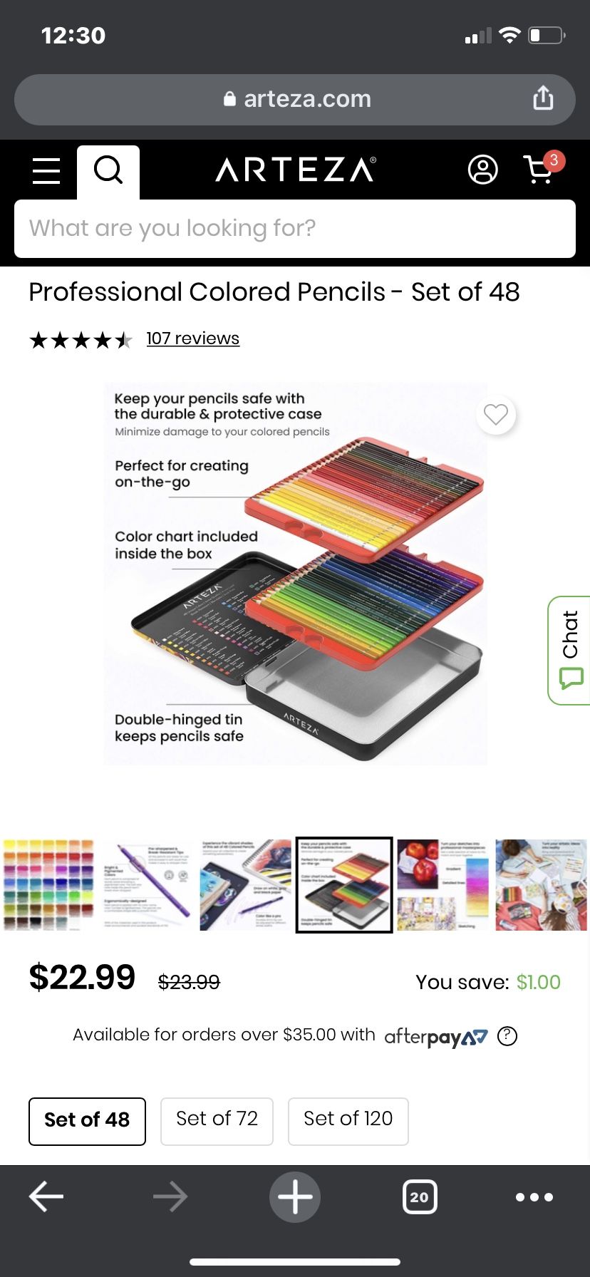 Arteza Colored pencils