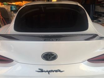 A90 carbon trunk lip