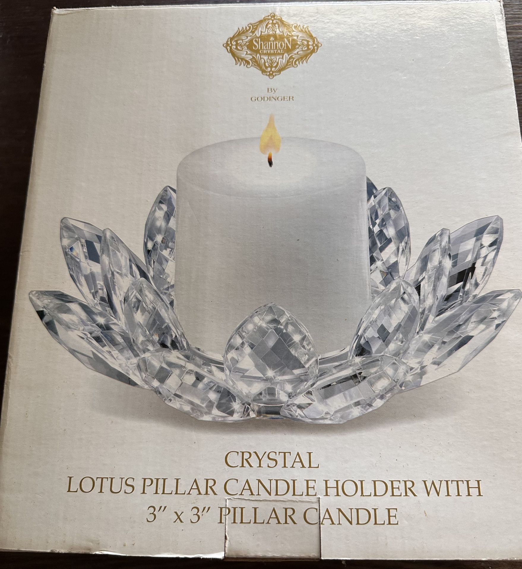 Shannon Crystal Candle Holder