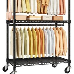  Rolling Closet Rack