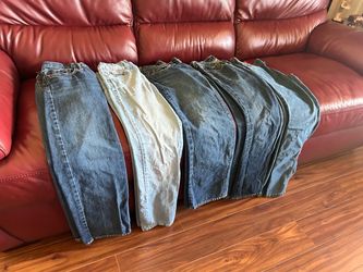 Lot of 5 Boys Jeans Mixed Colors