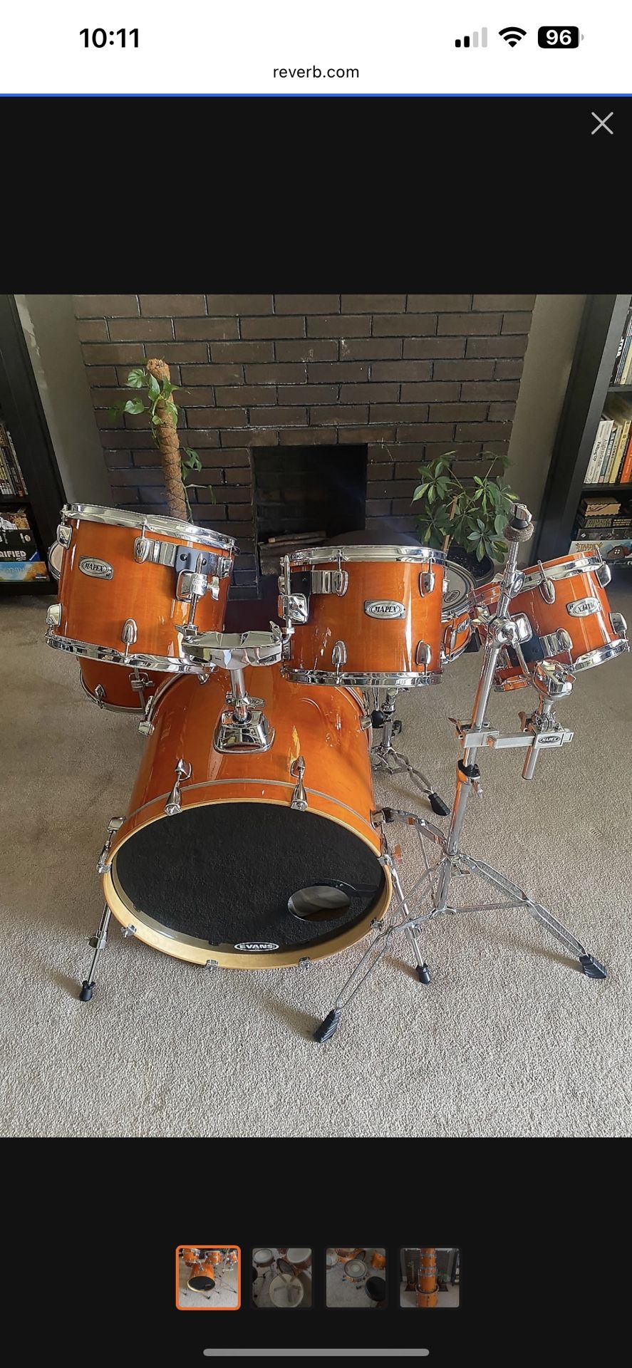 Mapex drum set