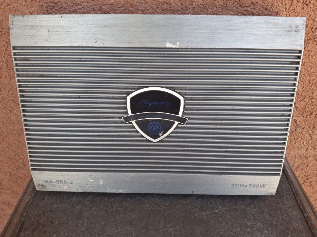 AMPLIFICADOR AMPLIFIER 2 CHANELS GOOD CONDICIÓN ABLO ESPAÑOL