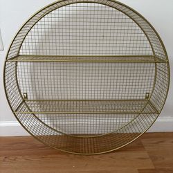 Gold Circle Shelf
