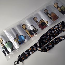 One Piece Car Decal And ID Holder 