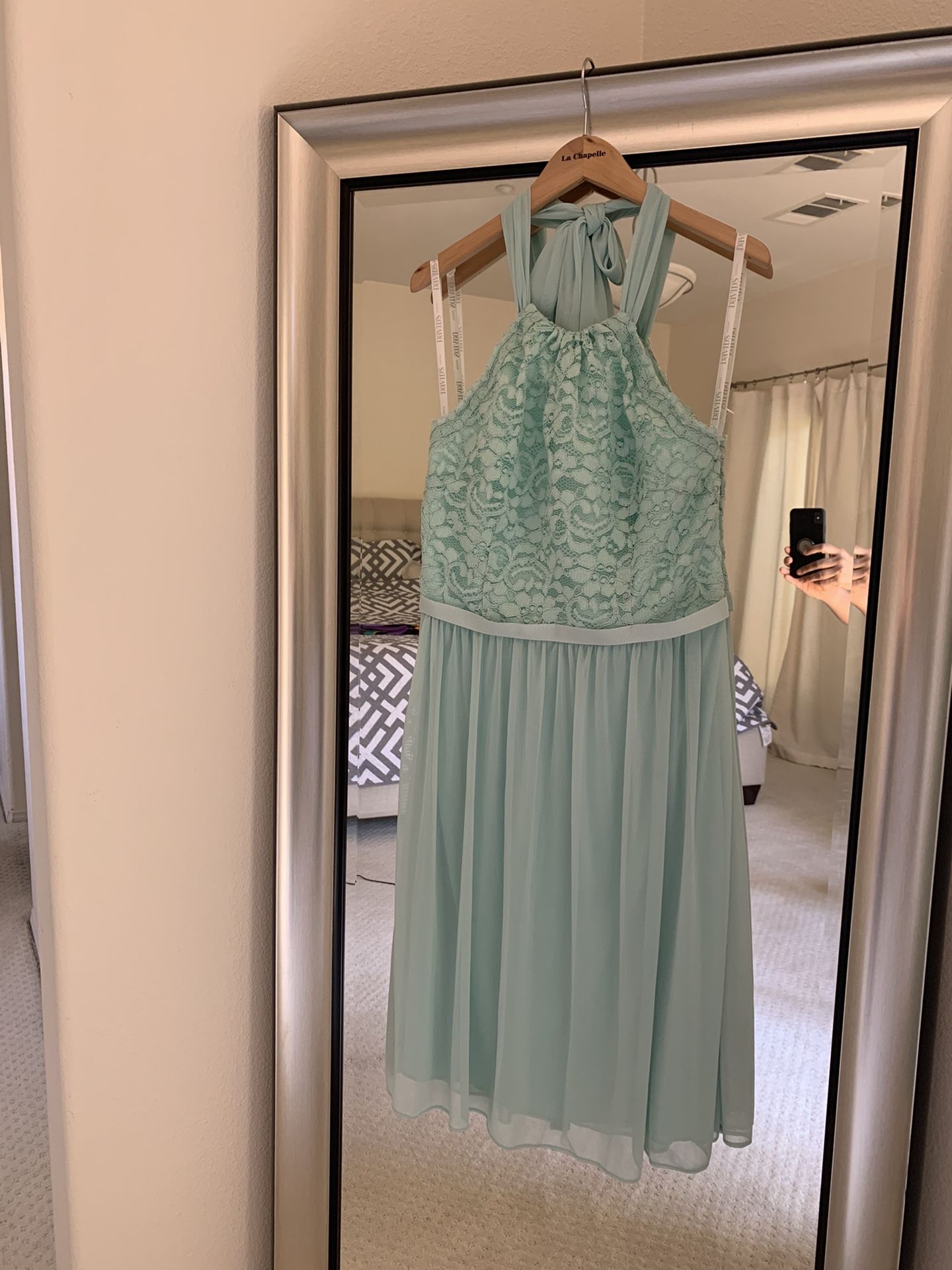 Mint bridesmaid dress