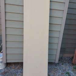 A Leftover Sheet Of Hardiplank. 