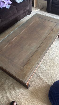 Table ottoman glass top 25 bucks