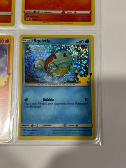 Pokémon Squirtle Holo 17/25 McDonald's 25th Anniversary (2021) – Mint