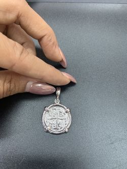 Atocha silver coin pendant