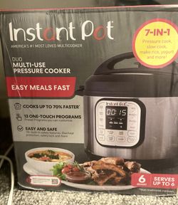 Instant Pot NEW Duo 6 QT Pressure Cooker (IP-DUO60) SEALED