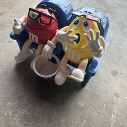 M&M's At The Movies In 3D Candy Dispenser Limited Edition Collectible Vintage