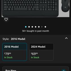 Logitech MK545 Advanced Wireless Keyboard and Mouse Combo

