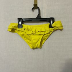 Sunshine Yellow Ruffled Bikini Bottom