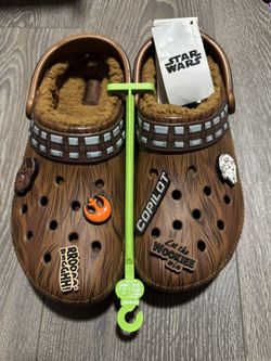 Brand new Chewbacca Star Wars Crocs Size 9