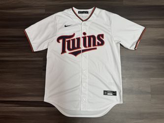 Nike Minnesota Twins MLB Blank Official Home Stitched Jersey Men’s Medium  100% authentic. Good condition.   This jersey is a men's medium Nike Major 