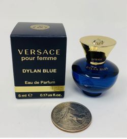 Versace Pour Femme Dylan Blue by Versace Mini EDP .17 OZ / 5ml For Women