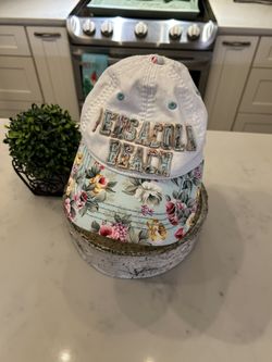 Robin Ruth Pensacola Beach Baseball Velcro Back Hat