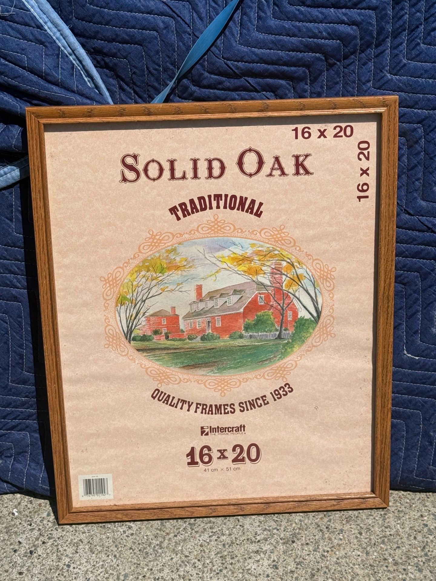 16x20 Solid Oak Picture Frame