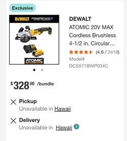 Brand New Unopened In Box Dewalt Saw Kit $200