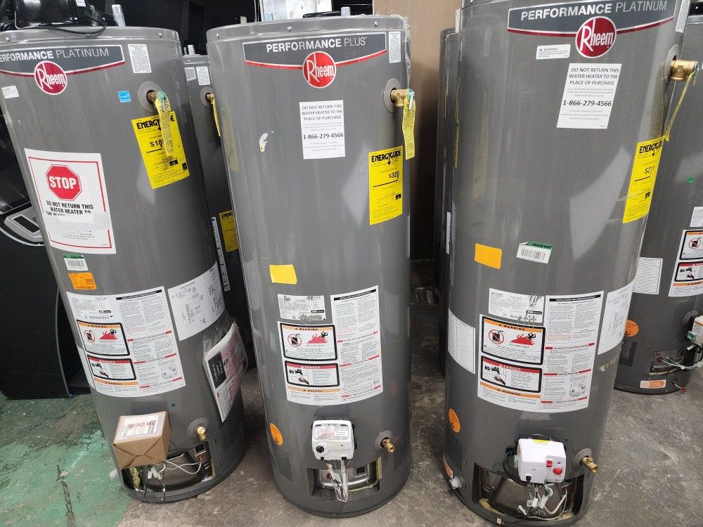 New Water Heater rheem Gas