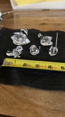 Mini crystal figurines