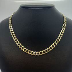 Gold Chain Cuban Style 14K New 