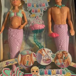 Steffi "Barbie" Dolls Twins And Mermaid 
