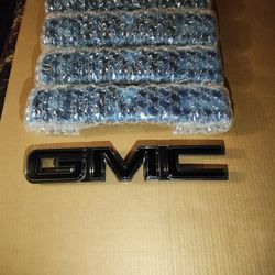2019 To 2024 GMC Front Grill Illuminated Emblem Glossy Black