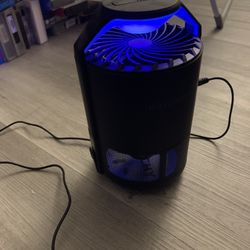 Katchy Midnight Indoor Insect Trap – Auto/Manual Mode – Blue Light & Fan Suction Catcher for Mosquit