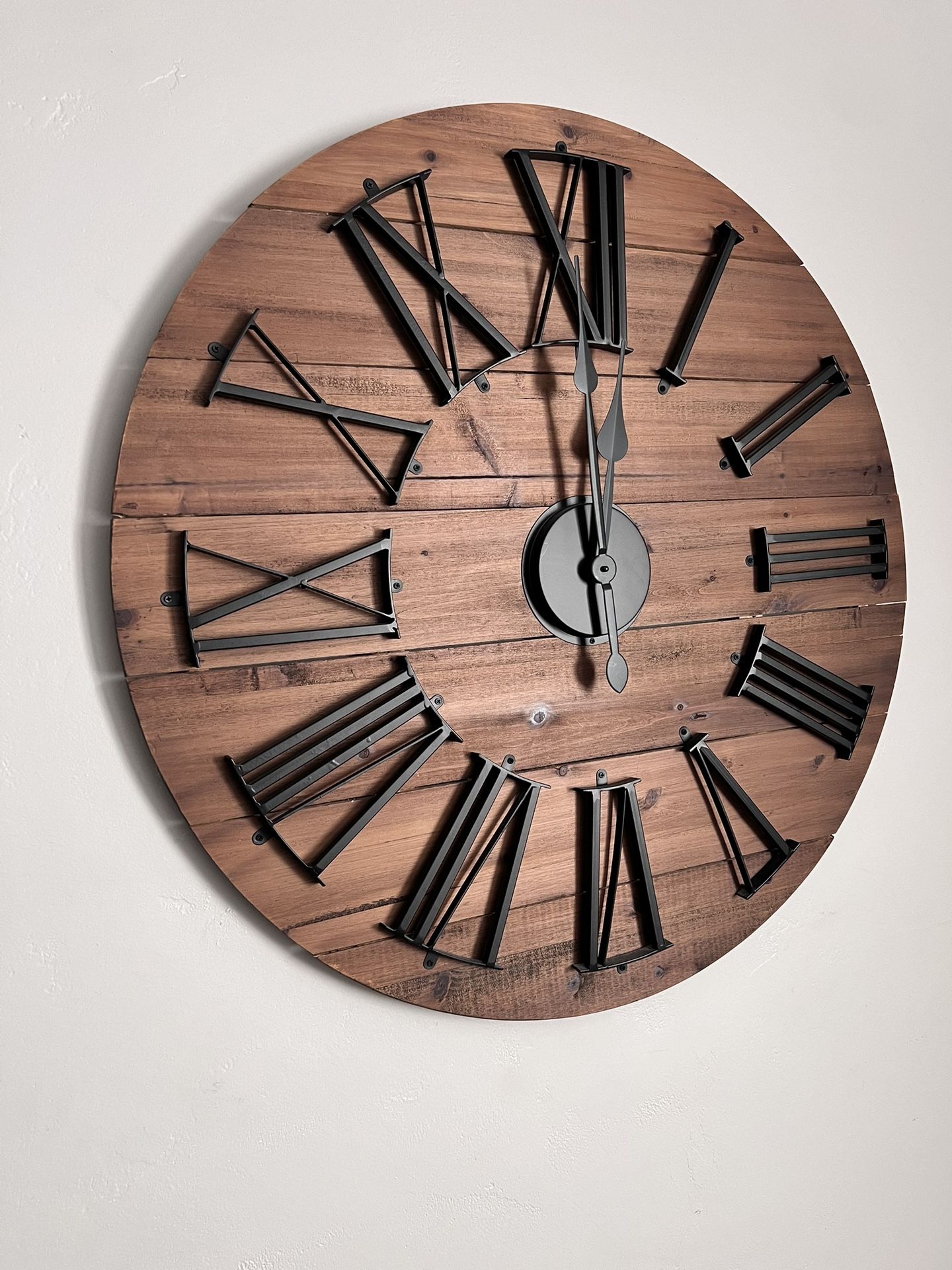 Wooden clock